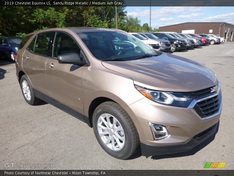 Sandy Ridge Metallic / Medium Ash Gray 2019 Chevrolet Equinox LS