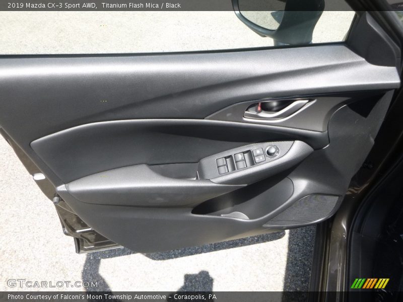 Titanium Flash Mica / Black 2019 Mazda CX-3 Sport AWD