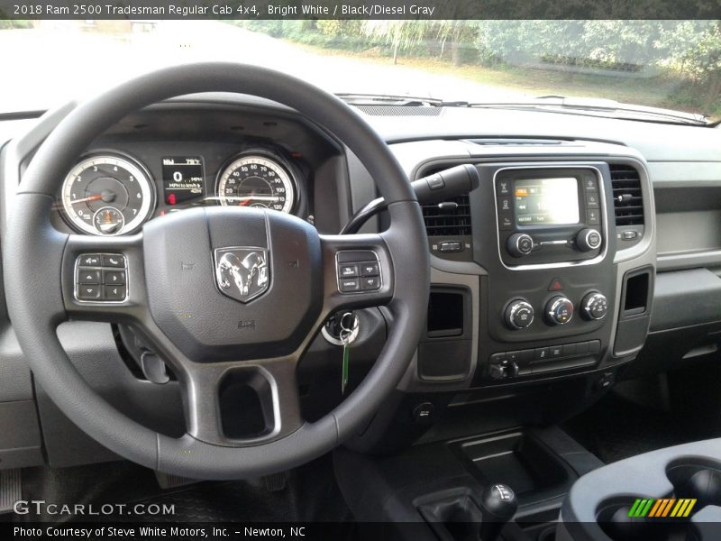 Dashboard of 2018 2500 Tradesman Regular Cab 4x4