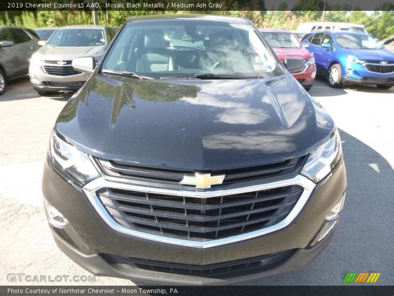 Mosaic Black Metallic / Medium Ash Gray 2019 Chevrolet Equinox LS AWD