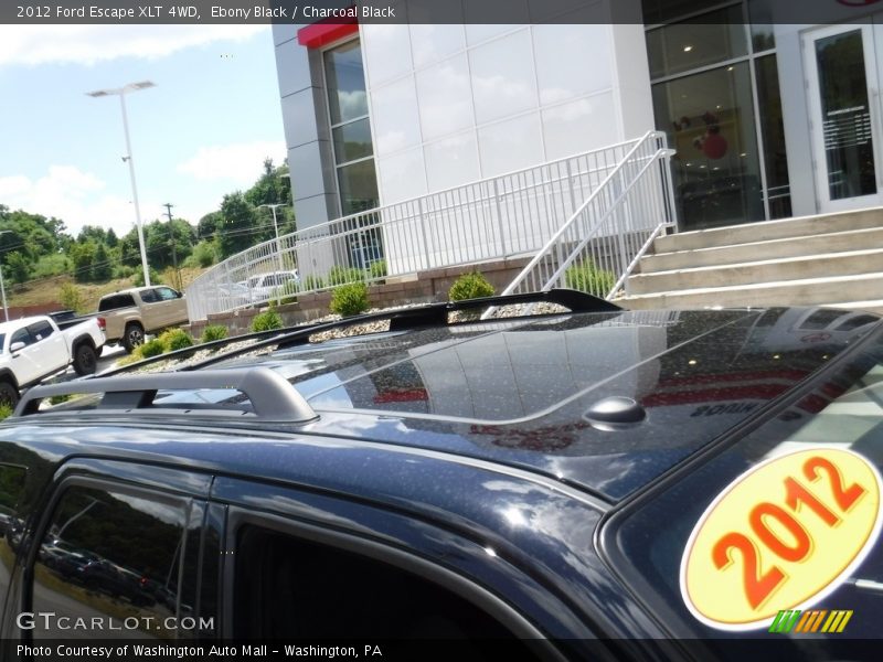Ebony Black / Charcoal Black 2012 Ford Escape XLT 4WD