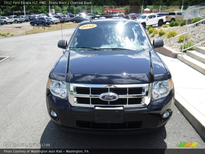 Ebony Black / Charcoal Black 2012 Ford Escape XLT 4WD