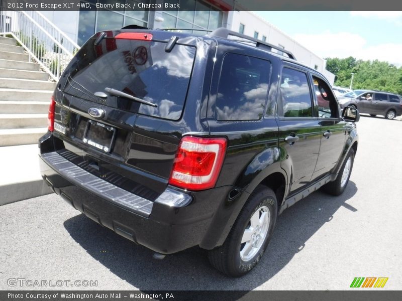 Ebony Black / Charcoal Black 2012 Ford Escape XLT 4WD