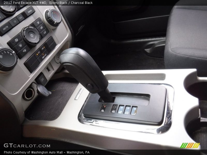 Ebony Black / Charcoal Black 2012 Ford Escape XLT 4WD