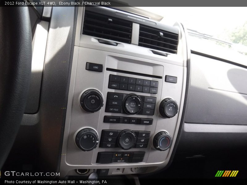 Ebony Black / Charcoal Black 2012 Ford Escape XLT 4WD