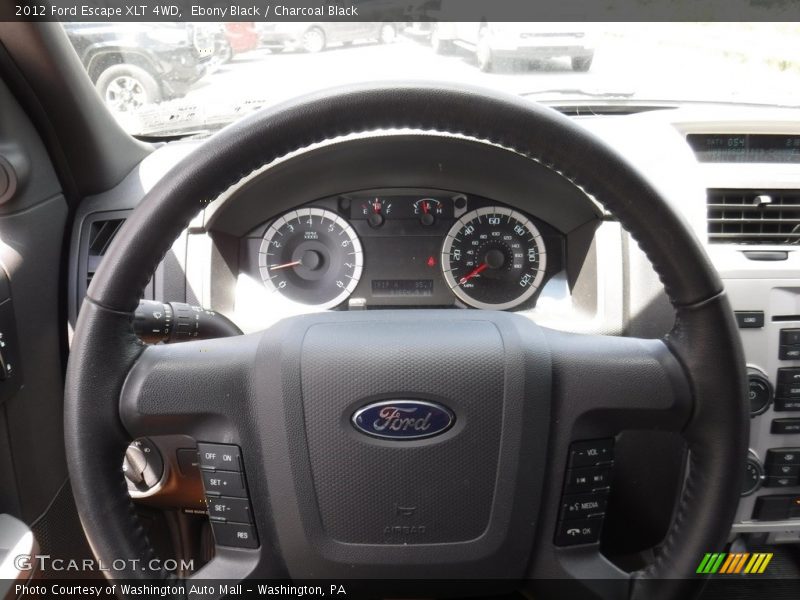 Ebony Black / Charcoal Black 2012 Ford Escape XLT 4WD