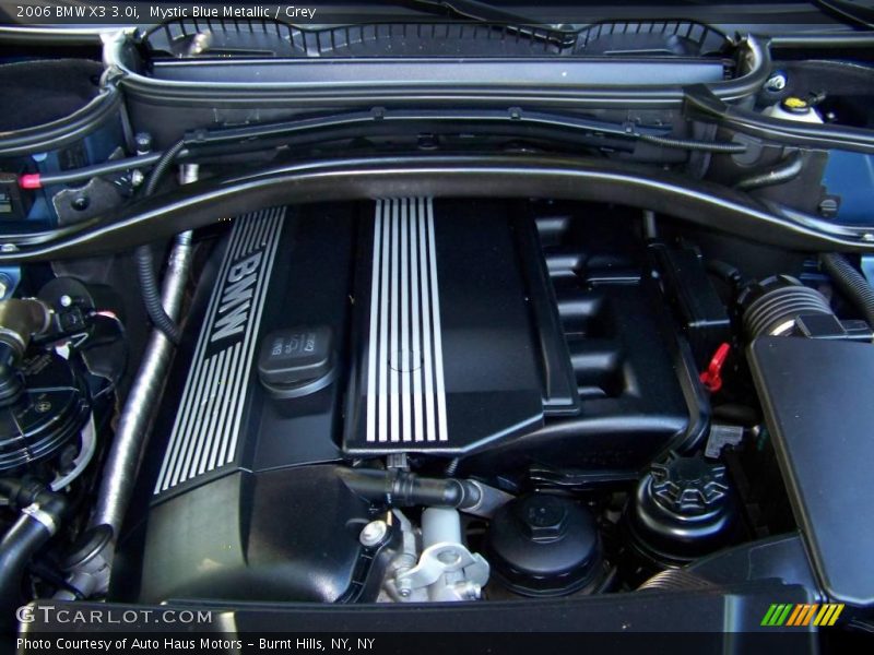Mystic Blue Metallic / Grey 2006 BMW X3 3.0i