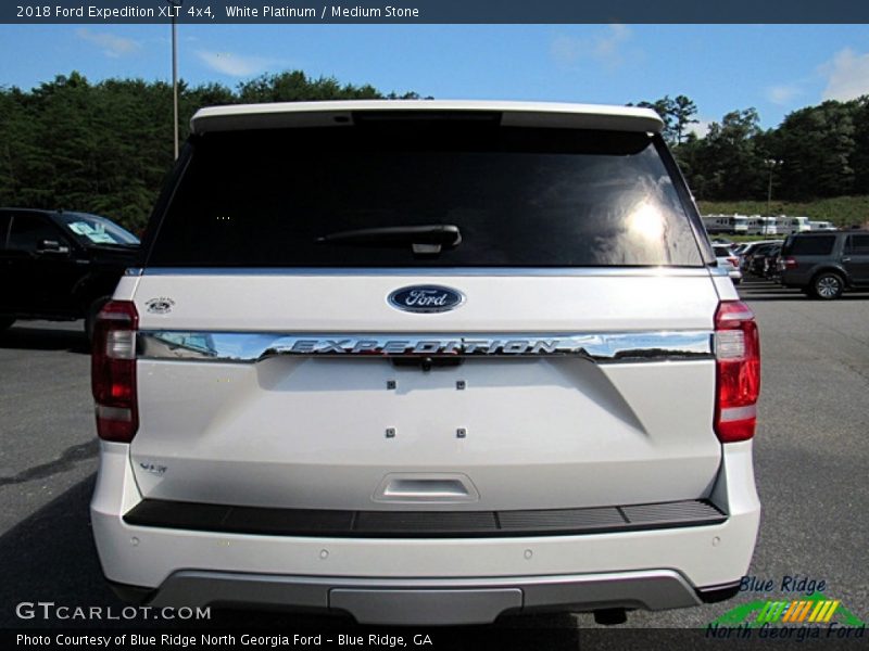 White Platinum / Medium Stone 2018 Ford Expedition XLT 4x4