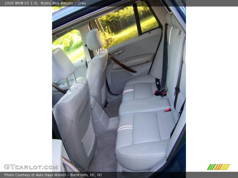 Mystic Blue Metallic / Grey 2006 BMW X3 3.0i