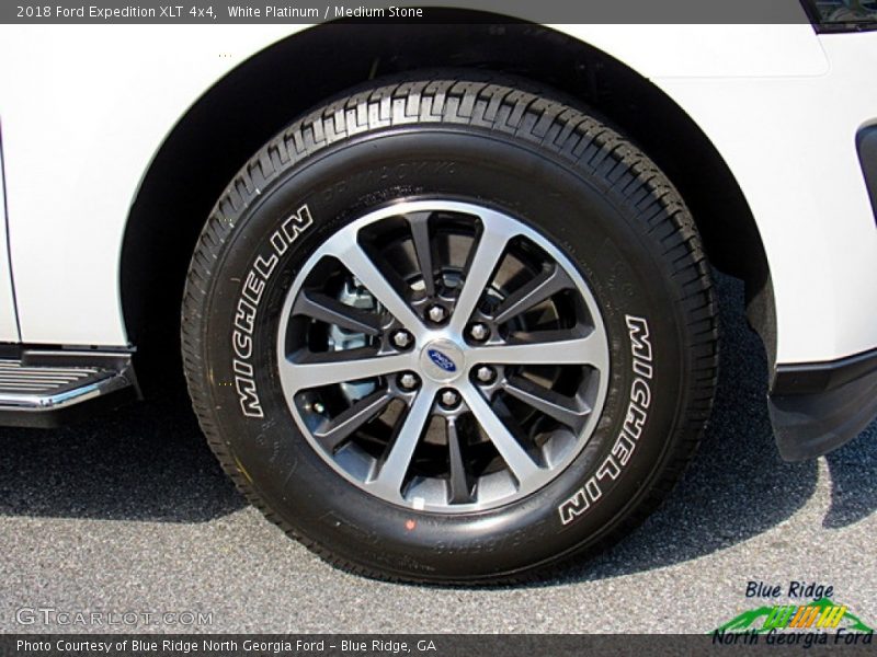 White Platinum / Medium Stone 2018 Ford Expedition XLT 4x4
