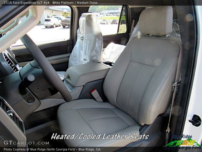 White Platinum / Medium Stone 2018 Ford Expedition XLT 4x4