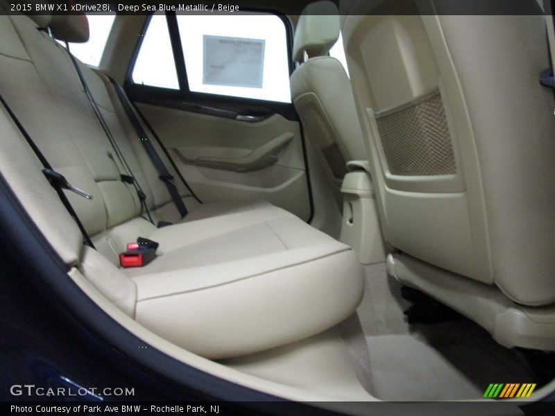 Deep Sea Blue Metallic / Beige 2015 BMW X1 xDrive28i