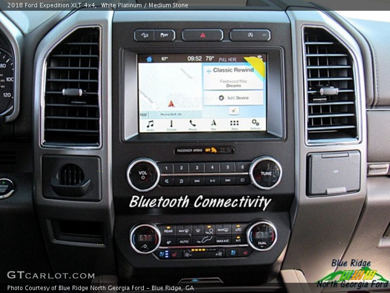 White Platinum / Medium Stone 2018 Ford Expedition XLT 4x4