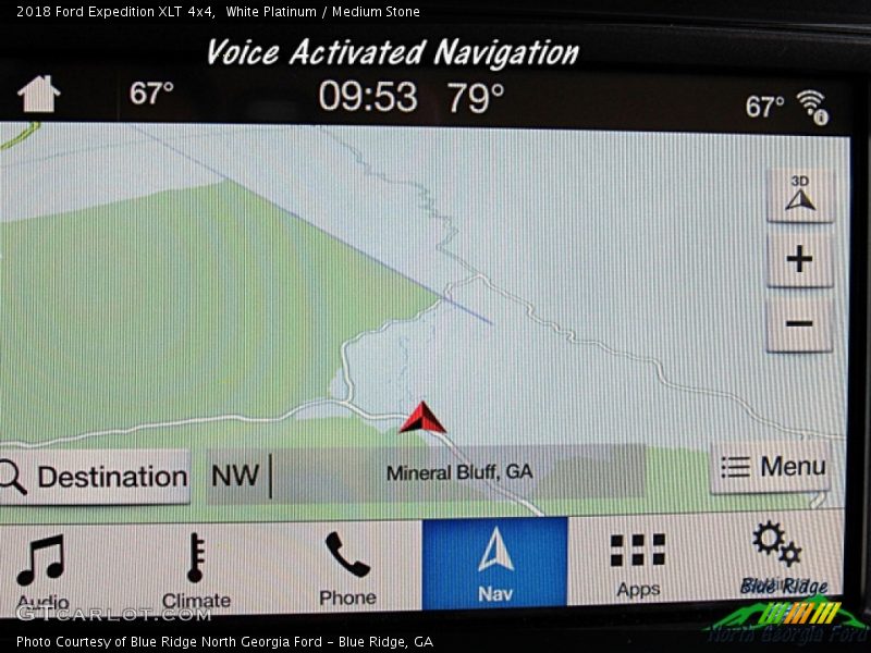 White Platinum / Medium Stone 2018 Ford Expedition XLT 4x4
