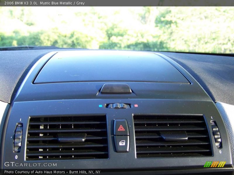 Mystic Blue Metallic / Grey 2006 BMW X3 3.0i