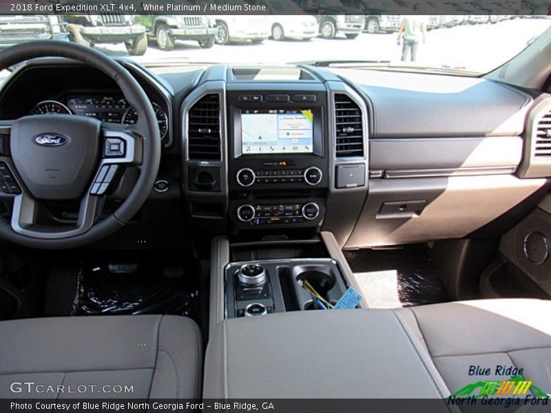 White Platinum / Medium Stone 2018 Ford Expedition XLT 4x4
