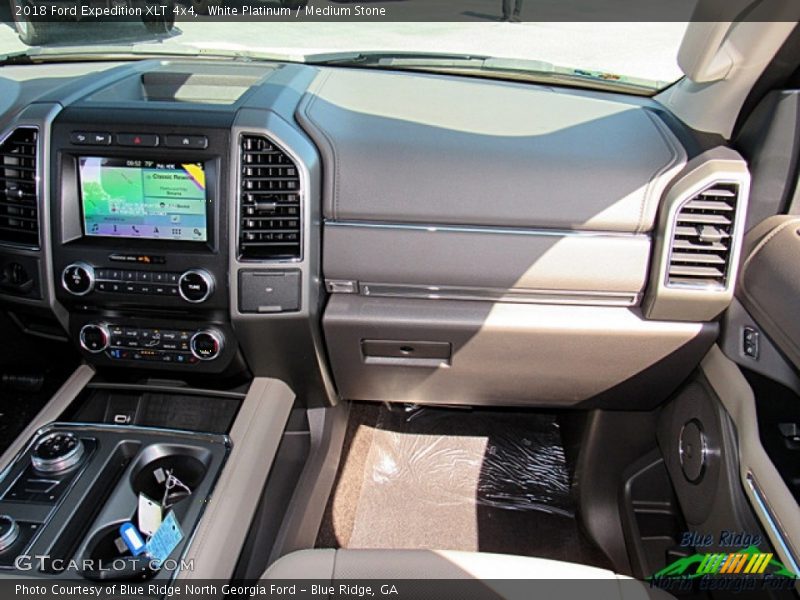 White Platinum / Medium Stone 2018 Ford Expedition XLT 4x4