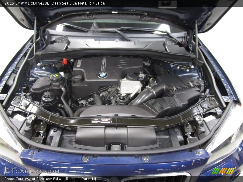 Deep Sea Blue Metallic / Beige 2015 BMW X1 xDrive28i