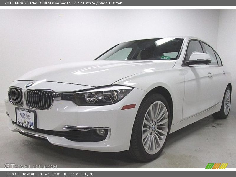 Alpine White / Saddle Brown 2013 BMW 3 Series 328i xDrive Sedan