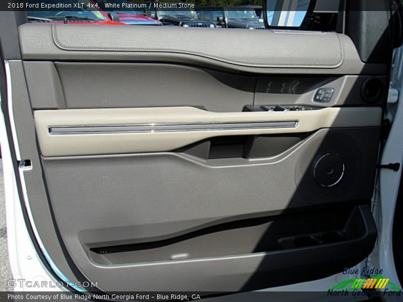 White Platinum / Medium Stone 2018 Ford Expedition XLT 4x4