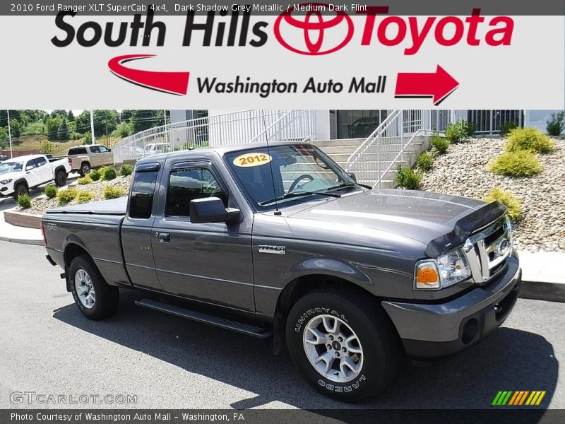 Dark Shadow Grey Metallic / Medium Dark Flint 2010 Ford Ranger XLT SuperCab 4x4