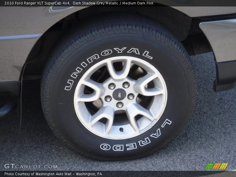 Dark Shadow Grey Metallic / Medium Dark Flint 2010 Ford Ranger XLT SuperCab 4x4