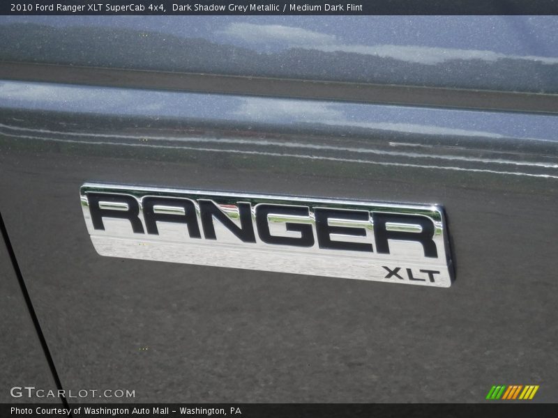 Dark Shadow Grey Metallic / Medium Dark Flint 2010 Ford Ranger XLT SuperCab 4x4