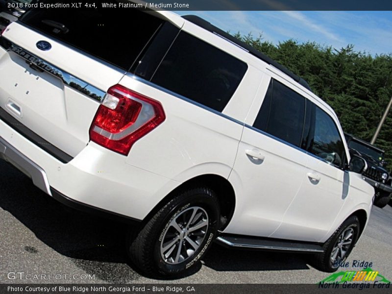 White Platinum / Medium Stone 2018 Ford Expedition XLT 4x4