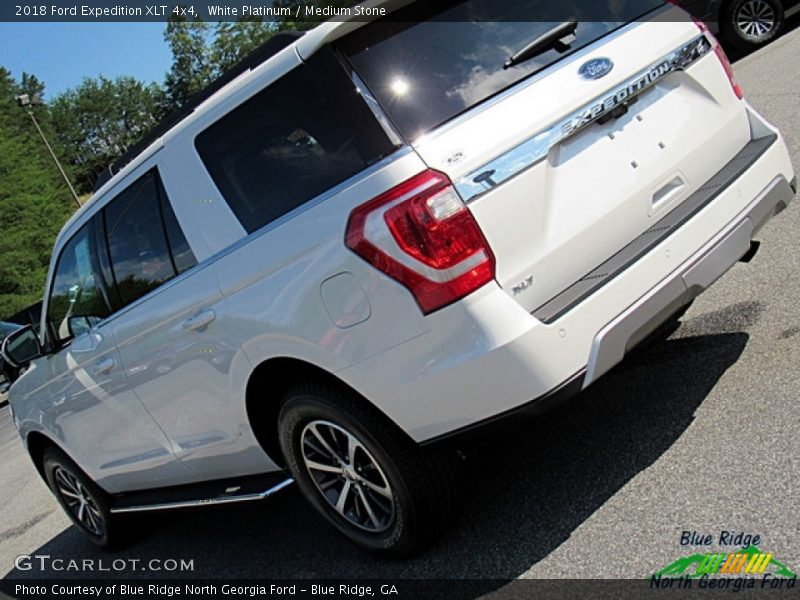 White Platinum / Medium Stone 2018 Ford Expedition XLT 4x4