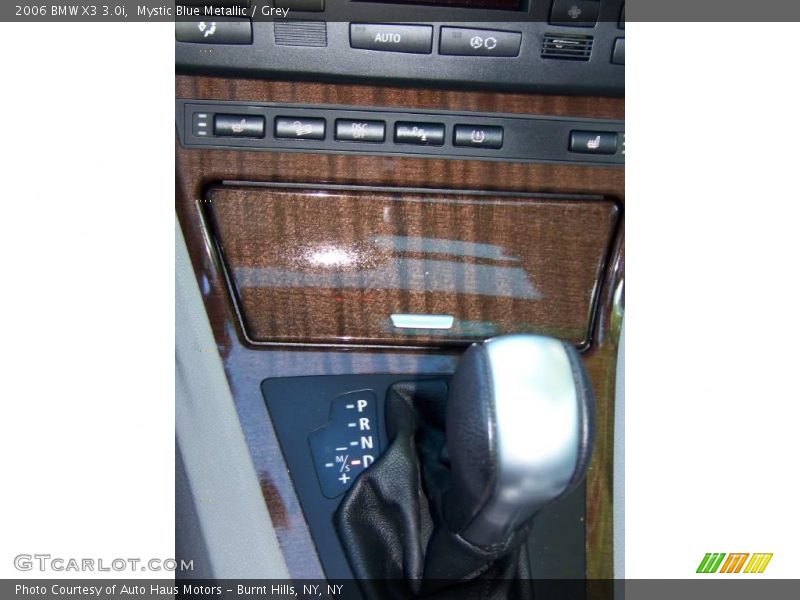 Mystic Blue Metallic / Grey 2006 BMW X3 3.0i