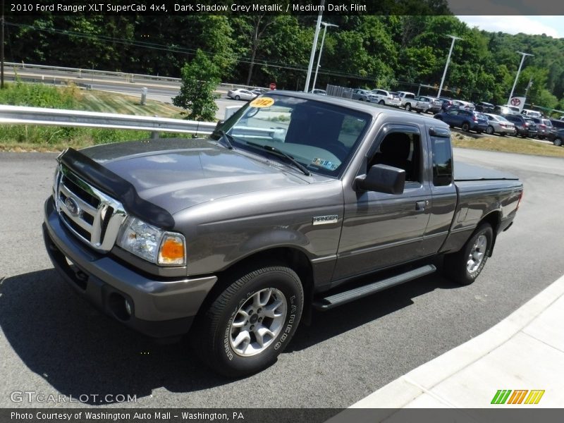 Dark Shadow Grey Metallic / Medium Dark Flint 2010 Ford Ranger XLT SuperCab 4x4