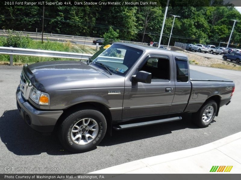 Dark Shadow Grey Metallic / Medium Dark Flint 2010 Ford Ranger XLT SuperCab 4x4