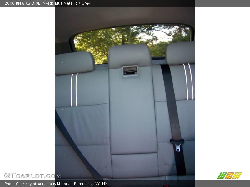 Mystic Blue Metallic / Grey 2006 BMW X3 3.0i