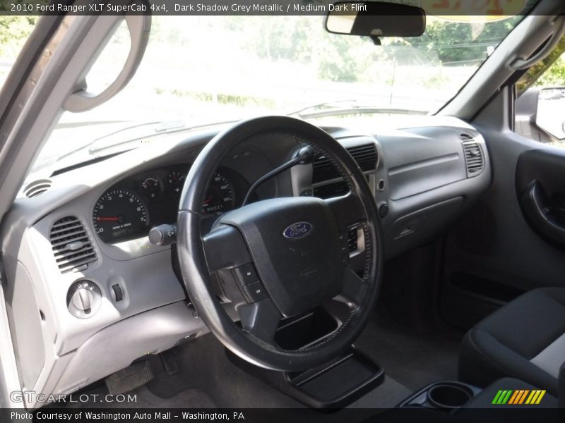 Dark Shadow Grey Metallic / Medium Dark Flint 2010 Ford Ranger XLT SuperCab 4x4