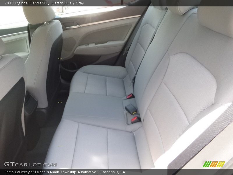 Electric Blue / Gray 2018 Hyundai Elantra SEL