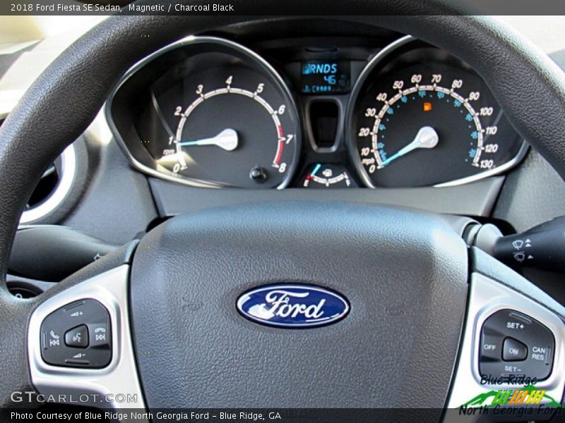 Magnetic / Charcoal Black 2018 Ford Fiesta SE Sedan