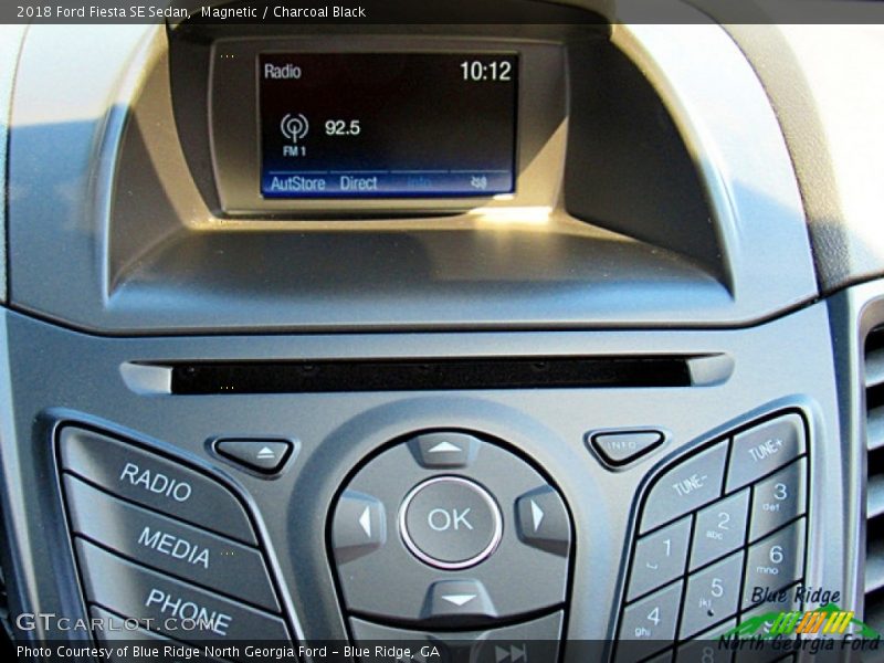 Magnetic / Charcoal Black 2018 Ford Fiesta SE Sedan