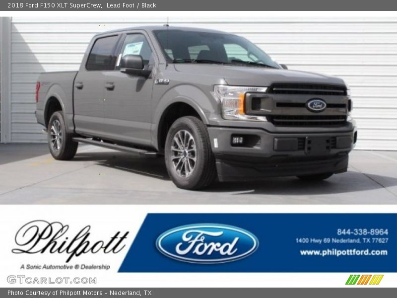 Lead Foot / Black 2018 Ford F150 XLT SuperCrew