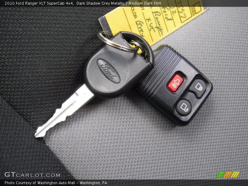 Dark Shadow Grey Metallic / Medium Dark Flint 2010 Ford Ranger XLT SuperCab 4x4