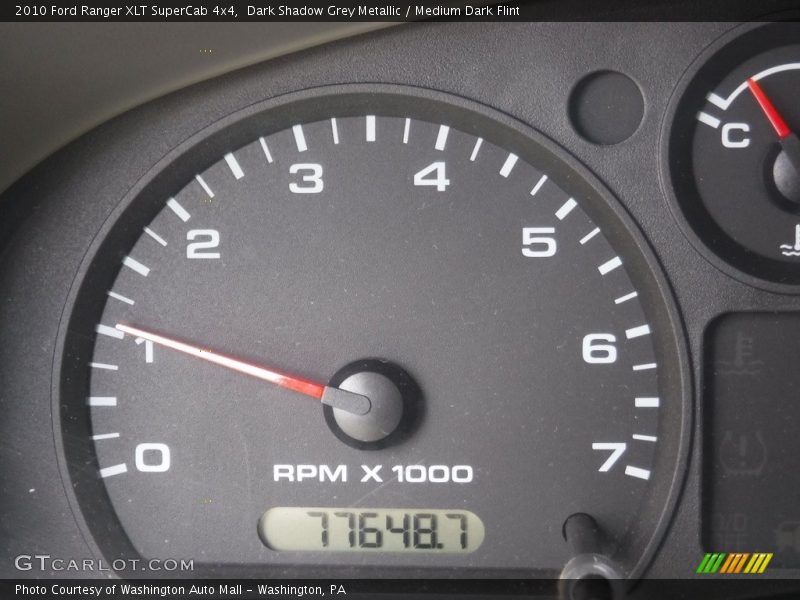Dark Shadow Grey Metallic / Medium Dark Flint 2010 Ford Ranger XLT SuperCab 4x4