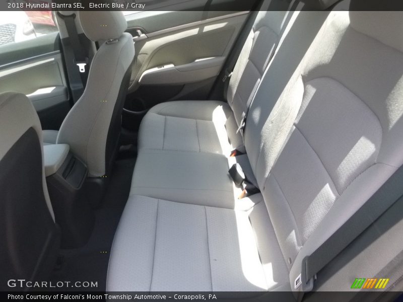 Electric Blue / Gray 2018 Hyundai Elantra SEL