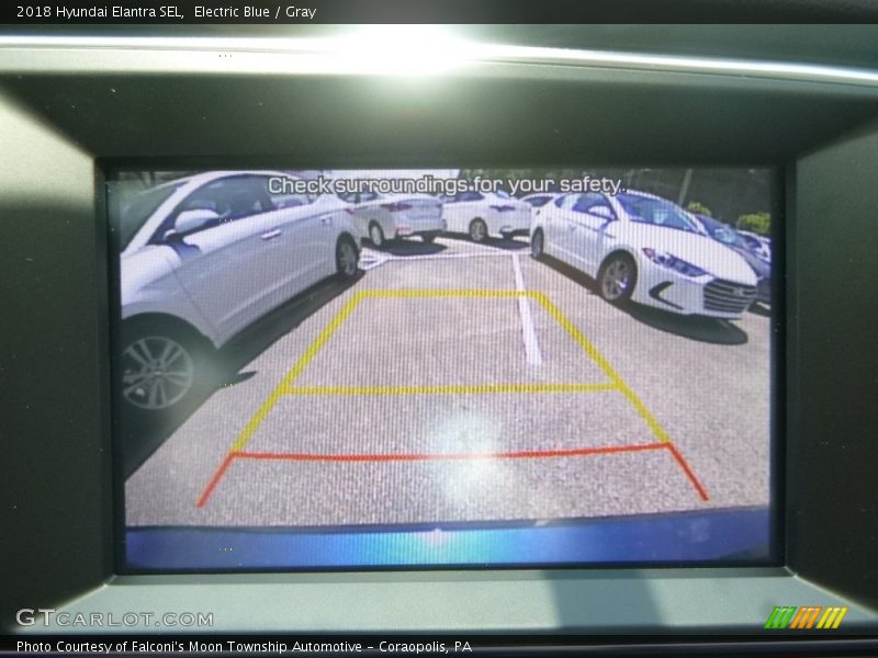 Electric Blue / Gray 2018 Hyundai Elantra SEL