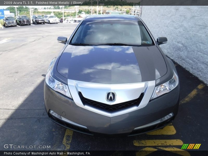 Polished Metal Metallic / Ebony 2009 Acura TL 3.5