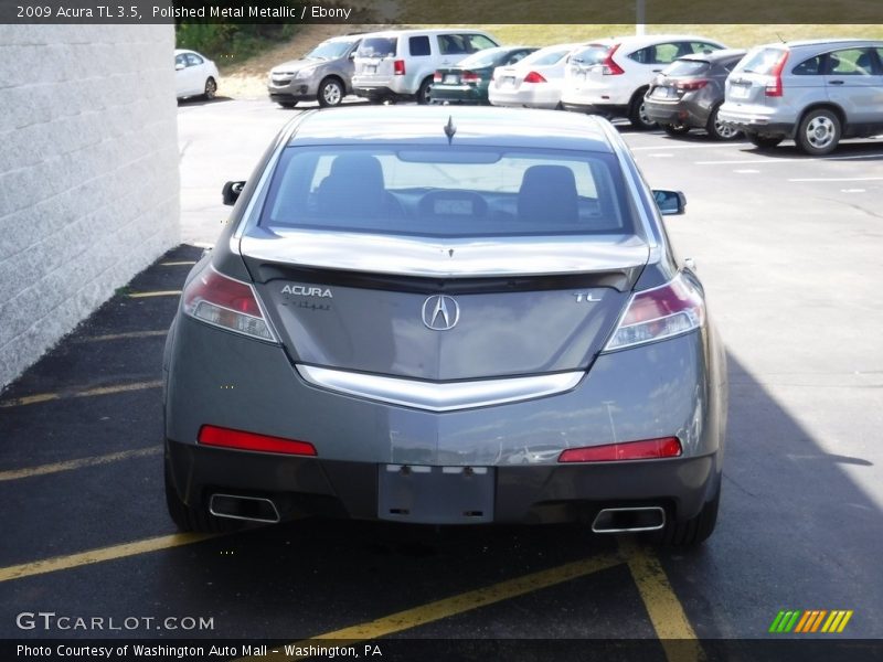 Polished Metal Metallic / Ebony 2009 Acura TL 3.5