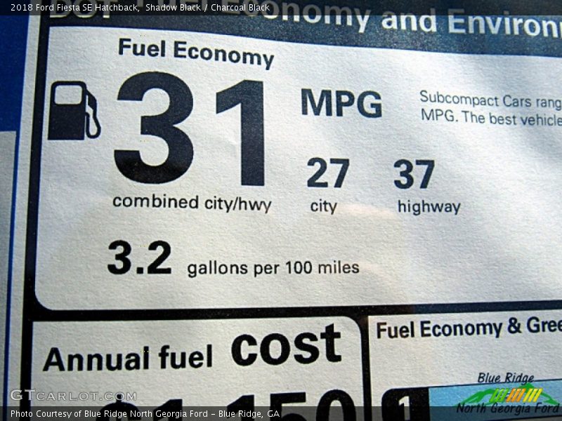 Shadow Black / Charcoal Black 2018 Ford Fiesta SE Hatchback