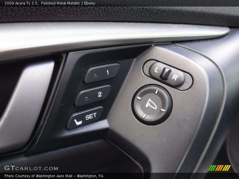 Polished Metal Metallic / Ebony 2009 Acura TL 3.5