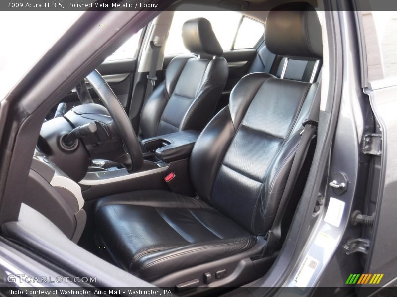 Polished Metal Metallic / Ebony 2009 Acura TL 3.5