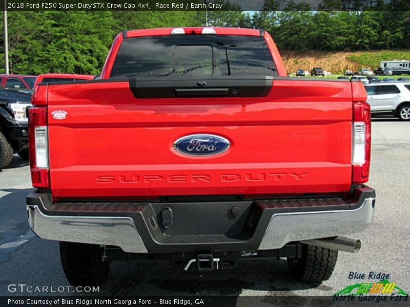 Race Red / Earth Gray 2018 Ford F250 Super Duty STX Crew Cab 4x4