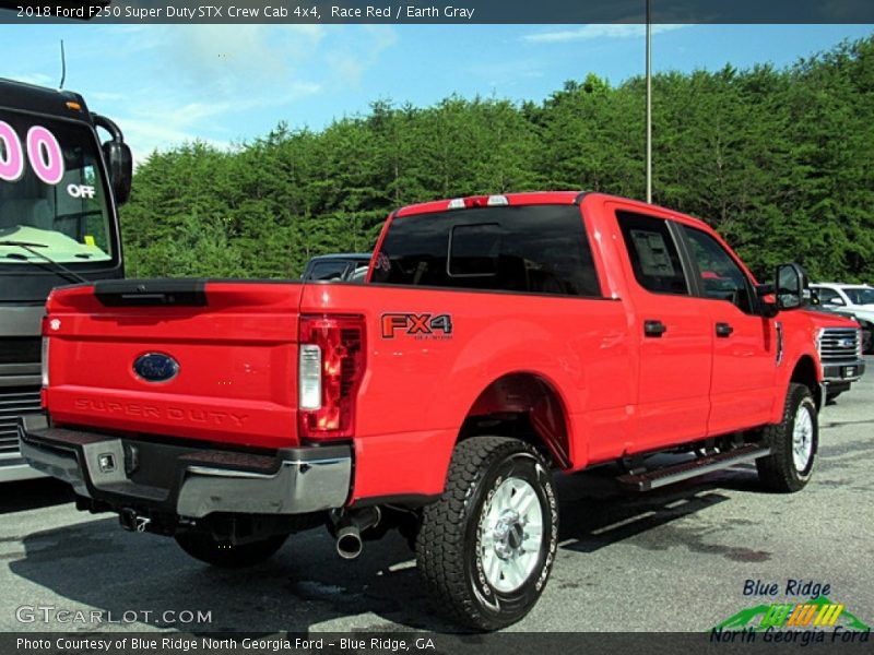Race Red / Earth Gray 2018 Ford F250 Super Duty STX Crew Cab 4x4