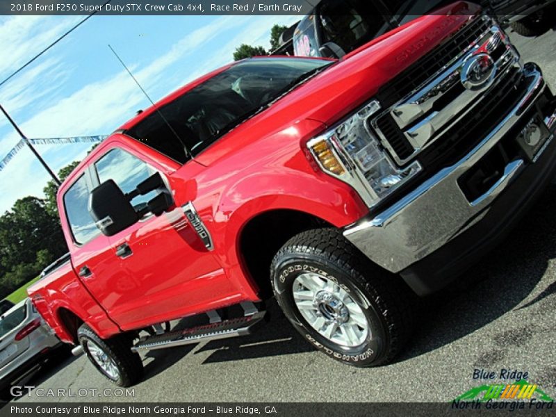 Race Red / Earth Gray 2018 Ford F250 Super Duty STX Crew Cab 4x4